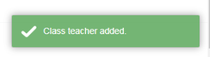toaddclassteacher