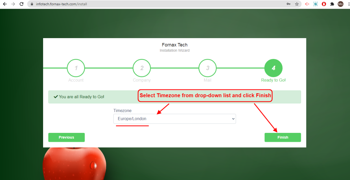 Read to Go! Tab-Domain Installation Wizard