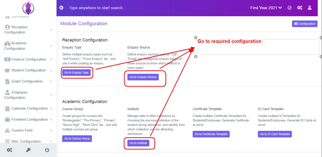 To Add, Edit or Delete any Drop down lists
