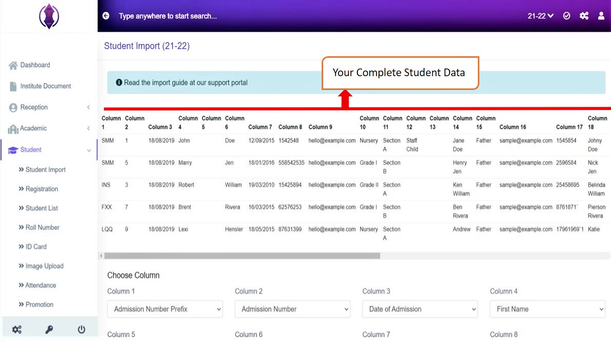 Student Import