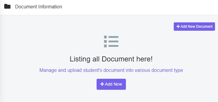 Student list
