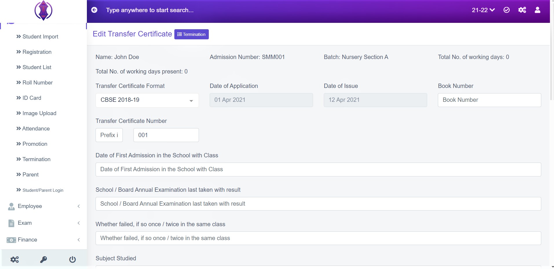 Registration