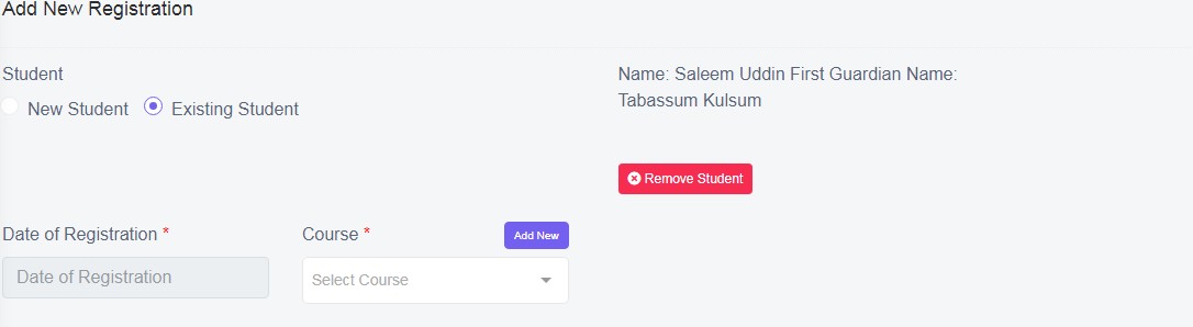 Registration