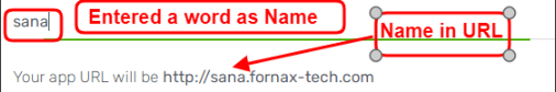 Create a domain name