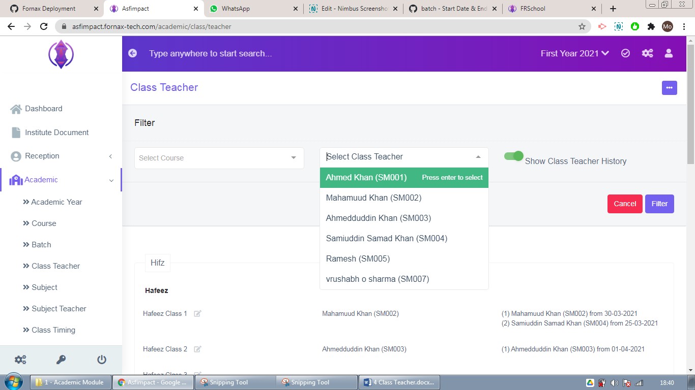 datatable view