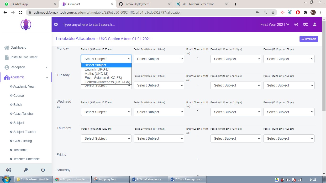 datatable view