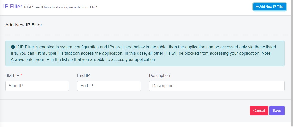 Ip filter